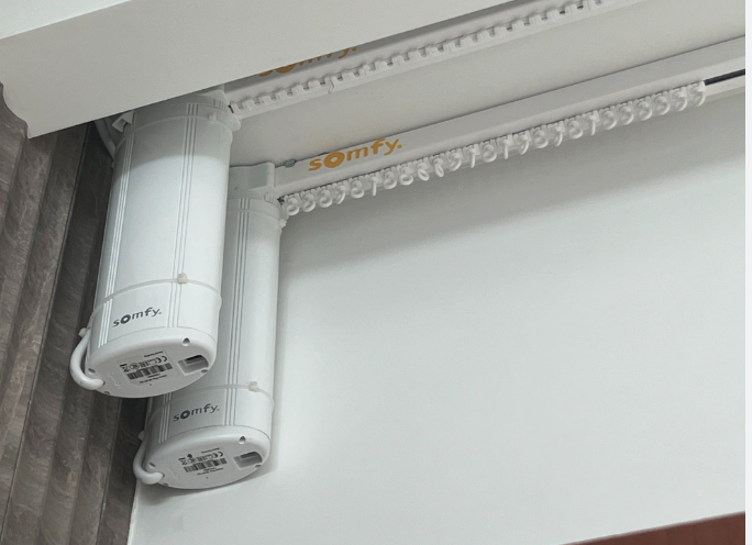 Double Rail - Front & Back Motorised - Movelite 35 Wired